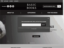 Tablet Screenshot of basicbooks.com